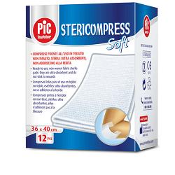 STERICOMPRESS SOFT XL GARZA TNT 18X40CM 12 PEZZI - Farmacia Sant Anna SAS del Dott. Mariani Federigo