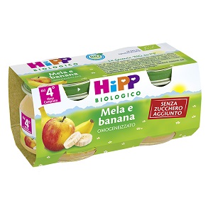 HIPP BIO FRUTTA GRATTUGGIATA MELA BANANA 4X100 G - Farmacia Sant Anna SAS del Dott. Mariani Federigo