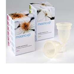 COPPETTA MESTRUALE MOONCUP TAGLIA B PICCOLA PER DONNE CON MENO DI 30 ANNI - Farmacia Sant Anna SAS del Dott. Mariani Federigo