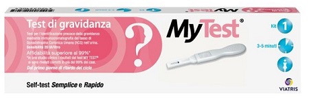 TEST DI GRAVIDANZA RAPIDO HCG MYTEST 1 PEZZO - Farmacia Sant Anna SAS del Dott. Mariani Federigo