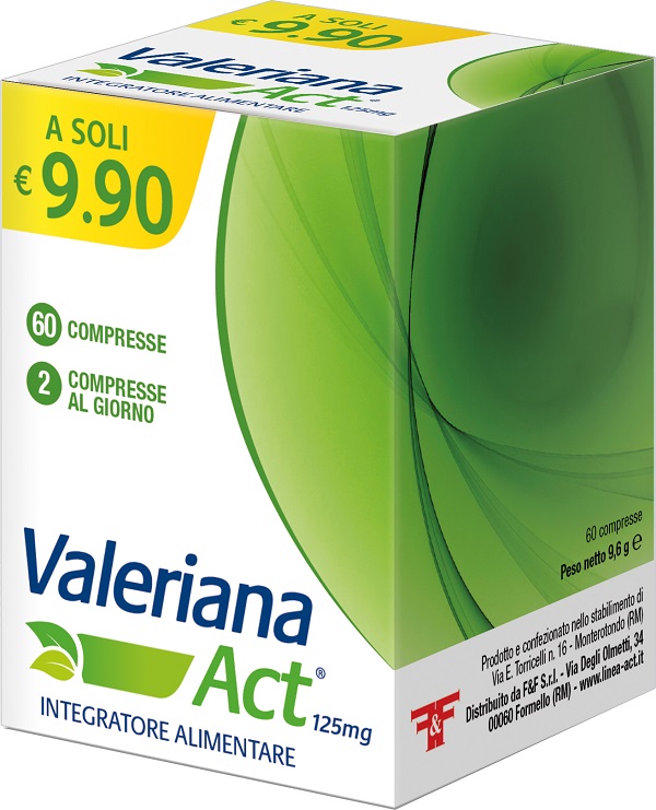 VALERIANA ACT 60 COMPRESSE - Farmacia Sant Anna SAS del Dott. Mariani Federigo