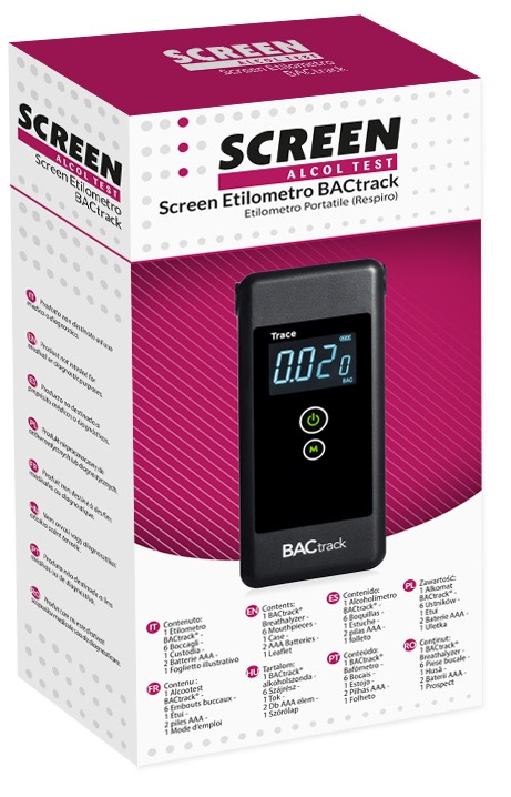 SCREEN ALCOL TEST SCREEN ETILOMETRO BACTRACK - Farmacia Sant Anna SAS del Dott. Mariani Federigo
