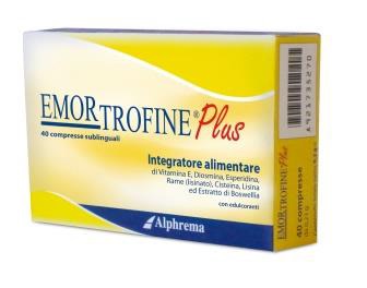 EMORTROFINE PLUS 40 COMPRESSE SUBLINGUALI - Farmacia Sant Anna SAS del Dott. Mariani Federigo