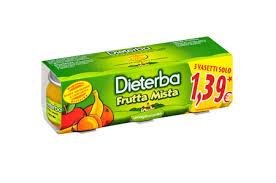 DIETERBA OMOGENEIZZATO FRUTTA MISTA 3 PEZZI 80 G - Farmacia Sant Anna SAS del Dott. Mariani Federigo