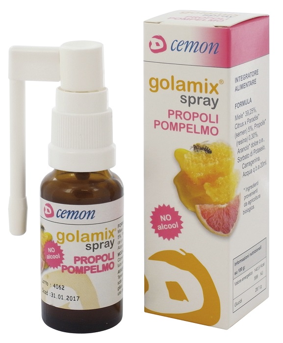 GOLAMIX SPRAY - PROPOLI POMPELMO 20 ML - Farmacia Sant Anna SAS del Dott. Mariani Federigo