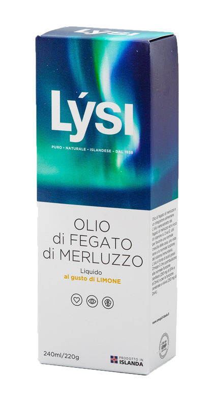 LYSI OLIO FEGATO MERLUZZO LIMONE 240 ML - Farmacia Sant Anna SAS del Dott. Mariani Federigo