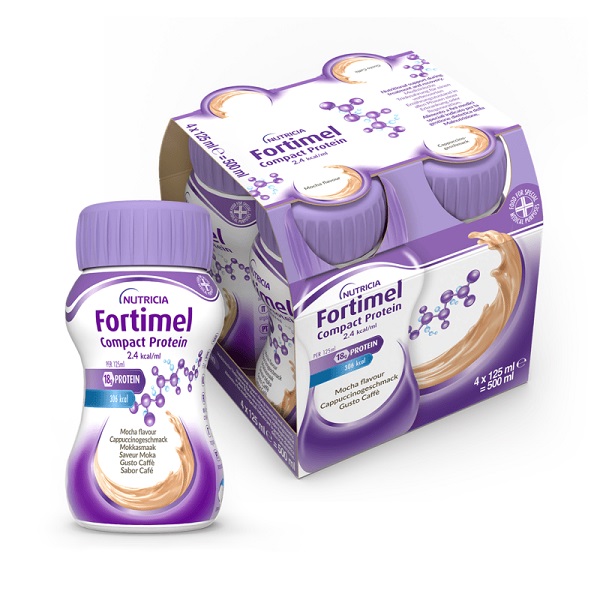 FORTIMEL COMPACT PROTEIN CAFFE' 4 BOTTIGLIE DA 125 ML - Farmacia Sant Anna SAS del Dott. Mariani Federigo