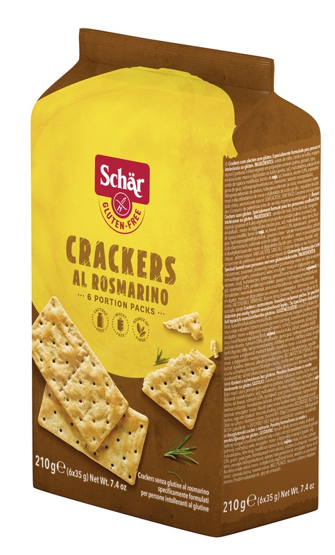 SCHAR CRACKERS AL ROSMARINO 6 CONFEZIONI DA 35 G - Farmacia Sant Anna SAS del Dott. Mariani Federigo