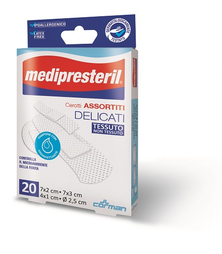 CEROTTO GRANDE MEDIPRESTERIL DELICATO TNT 7X3CM 20 PEZZI - Farmacia Sant Anna SAS del Dott. Mariani Federigo