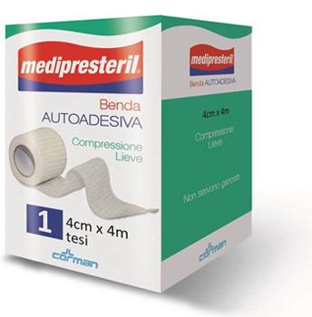 BENDA ADESIVA MEDIPRESTERIL 4X400CM - Farmacia Sant Anna SAS del Dott. Mariani Federigo