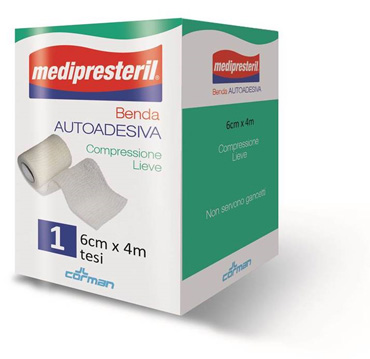BENDA ADESIVA MEDIPRESTERIL 6X400CM - Farmacia Sant Anna SAS del Dott. Mariani Federigo