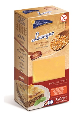 PIACERI MEDITERRANEI PASTA FARINA MAIS LASAGNE 250 G - Farmacia Sant Anna SAS del Dott. Mariani Federigo