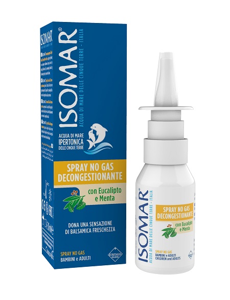 ISOMAR SOLUZIONE ACQUA MARE NASO IPERTONICA NASO SPRAY DECONGESTIONANTE 30 ML - Farmacia Sant Anna SAS del Dott. Mariani Federigo