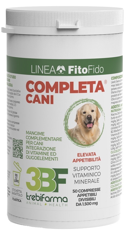 COMPLETA CANI 50 COMPRESSE BARATTOLO 75 G - Farmacia Sant Anna SAS del Dott. Mariani Federigo