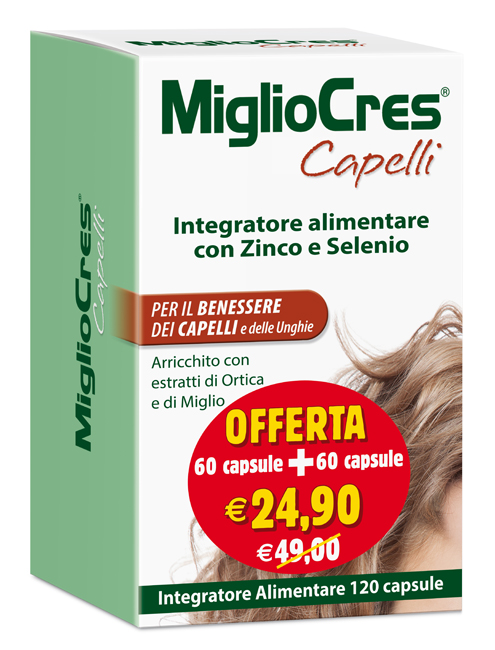 MIGLIOCRES 60+60 CAPSULE 60 G PROMOZIONE - Farmacia Sant Anna SAS del Dott. Mariani Federigo