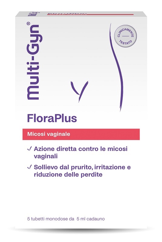 FLORAPLUS MULTI-GYN CANDIDOSI VAGINALE 5 TUBETTI X 5 ML - Farmacia Sant Anna SAS del Dott. Mariani Federigo
