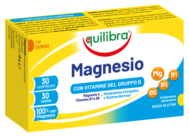 MAGNESIO CON VITAMINE GRUPPO B 30 COMPRESSE - Farmacia Sant Anna SAS del Dott. Mariani Federigo