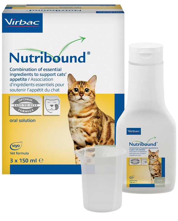 NUTRIBOUND SOLUZIONE ORALE APPETIBILE PER GATTO 3 FLACONI DA 150 ML - Farmacia Sant Anna SAS del Dott. Mariani Federigo