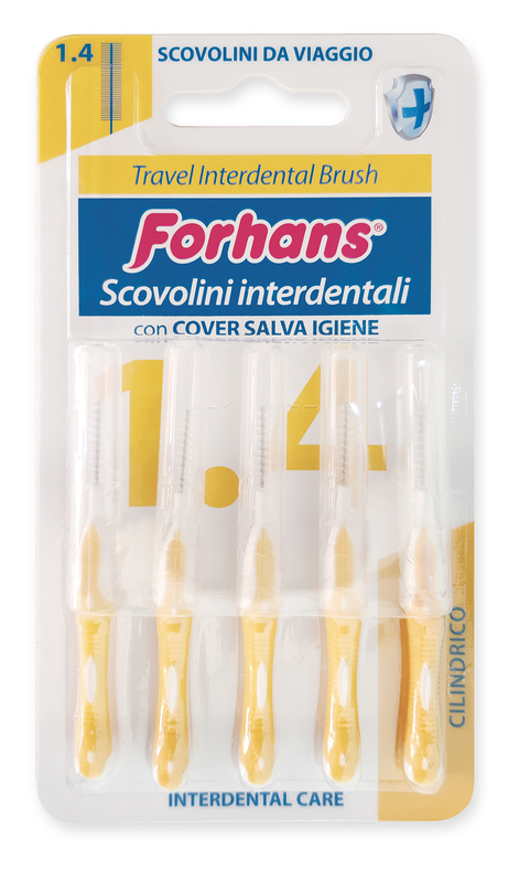 FORHANS TRAVEL INTERDENTAL BRUSH 1,4 - Farmacia Sant Anna SAS del Dott. Mariani Federigo