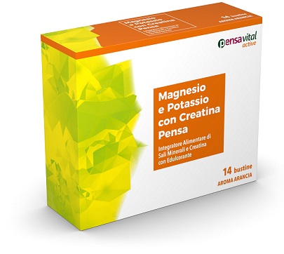 MAGNESIO E POTASSIO CON CREATINA ARANCIA PENSA 14 BUSTINE - Farmacia Sant Anna SAS del Dott. Mariani Federigo