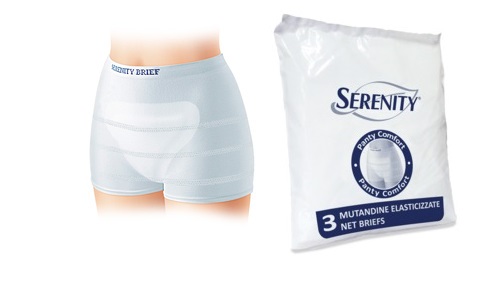 MUTANDINA A RETE PER INCONTINENZA SERENITY PANTY COMFORT XL 3 PEZZI - Farmacia Sant Anna SAS del Dott. Mariani Federigo