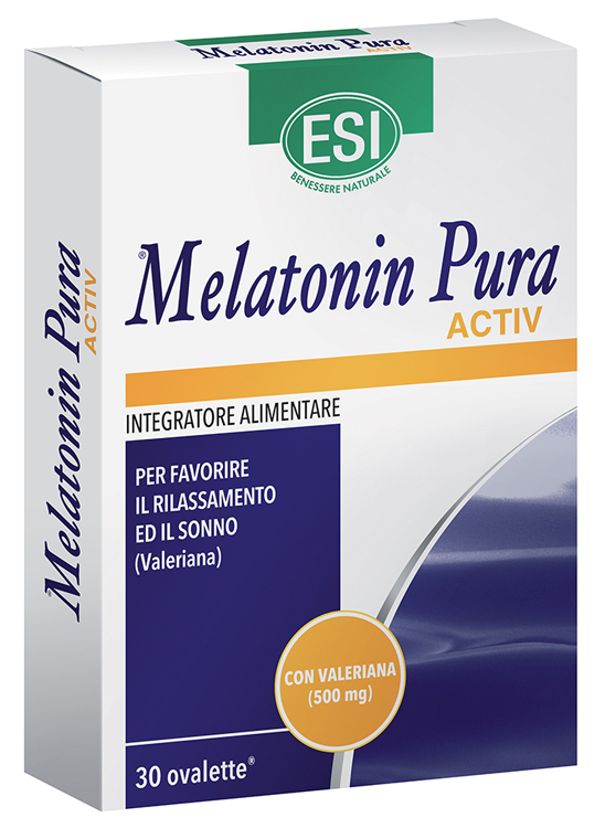 ESI MELATONIN PURA ACTIV 30 OVALETTE - Farmacia Sant Anna SAS del Dott. Mariani Federigo
