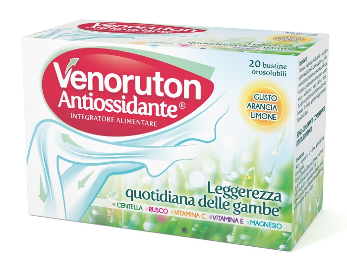 VENORUTON ANTIOSSIDANTE 20 BUSTINE OROSOLUBILI MONODOSE - Farmacia Sant Anna SAS del Dott. Mariani Federigo