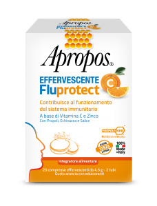 APROPOS FLUPROTECT EFFERVESCENTE C 20 COMPRESSE - Farmacia Sant Anna SAS del Dott. Mariani Federigo