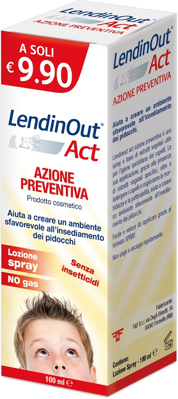 LENDINOUT ACT AZIONE PREVENTIVA SPRAY 100 ML - Farmacia Sant Anna SAS del Dott. Mariani Federigo