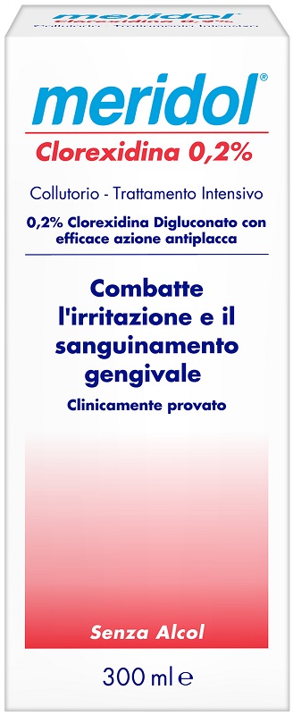 MERIDOL CLOREXIDINA 0,2% COLLUTORIO 300 ML - Farmacia Sant Anna SAS del Dott. Mariani Federigo