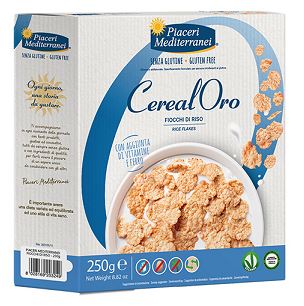 PIACERI MEDITERRANEI CEREALORO FIOCCHI DI RISO 250 G - Farmacia Sant Anna SAS del Dott. Mariani Federigo