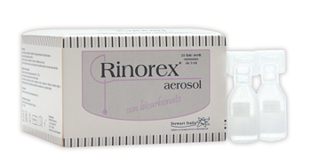 FIALA PER AEROSOL RINOREX BICARBONATO 25 FIALE 3 ML - Farmacia Sant Anna SAS del Dott. Mariani Federigo