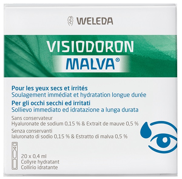 GOCCE OCULARI VISIODORON MALVA 20 MONODOSE DA 0,4 ML - Farmacia Sant Anna SAS del Dott. Mariani Federigo