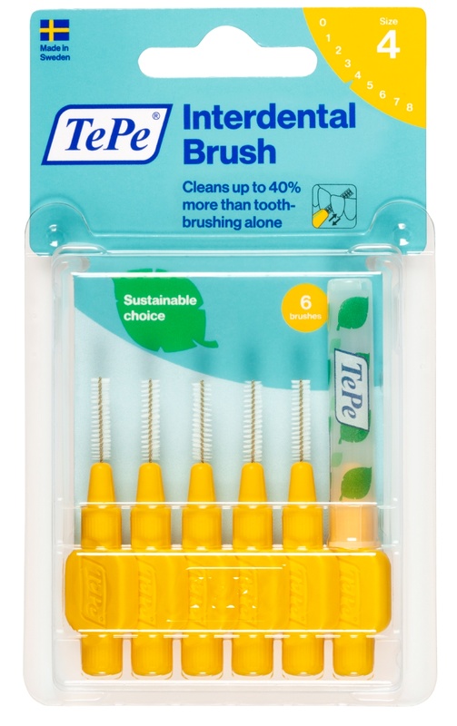 TEPE SCOVOLINO GIALLO 0,7 MM 6 PEZZI - Farmacia Sant Anna SAS del Dott. Mariani Federigo