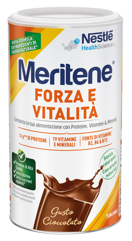 MERITENE FORZA E VITALITA' CIOCCOLATO 270 G - Farmacia Sant Anna SAS del Dott. Mariani Federigo