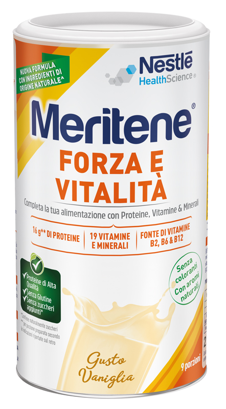 MERITENE FORZA E VITALITA' VANIGLIA 270 G - Farmacia Sant Anna SAS del Dott. Mariani Federigo