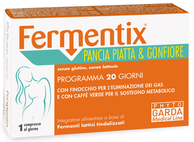 FERMENTIX PANCIA PIATTA E GONFIORE 20 COMPRESSE - Farmacia Sant Anna SAS del Dott. Mariani Federigo