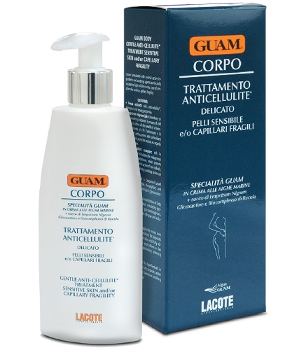 GUAM CREMA CORPO TRATTAMENTO ANTICELLULITE DELICATO PER PELLI SENSIBILI E O CAPILLARI FRAGILI 200 ML - Farmacia Sant Anna SAS del Dott. Mariani Federigo