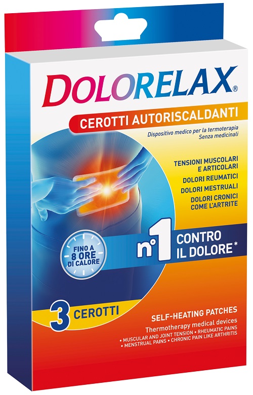 DOLORELAX CEROTTO EFFETTO CALDO 3 PEZZI - Farmacia Sant Anna SAS del Dott. Mariani Federigo