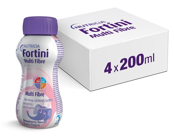 FORTINI MULTI FIBRE GUSTO FRAGOLA 200 ML - Farmacia Sant Anna SAS del Dott. Mariani Federigo