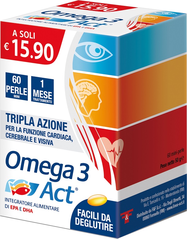 OMEGA 3 ACT 540MG 60 PERLE MINI - Farmacia Sant Anna SAS del Dott. Mariani Federigo