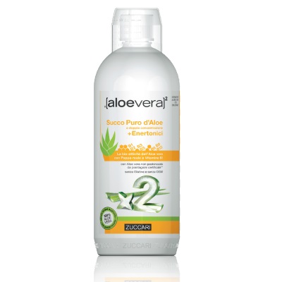 ALOEVERA2 SUCCO PURO D'ALOE DOPPIA CONCENTRAZIONE + ENERTONICI 1 LITRO - Farmacia Sant Anna SAS del Dott. Mariani Federigo