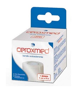 BENDA ELASTICA AUTOADERENTE CEROXMED 4 X 400 CM 1 PEZZO - Farmacia Sant Anna SAS del Dott. Mariani Federigo