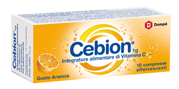CEBION EFFERVESCENTI VITAMINA C ARANCIA 10 COMPRESSE - Farmacia Sant Anna SAS del Dott. Mariani Federigo
