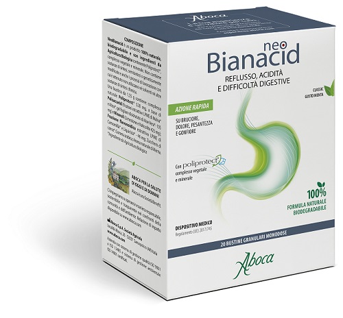 NEOBIANACID 20 BUSTINE MONODOSE 1,55 G - Farmacia Sant Anna SAS del Dott. Mariani Federigo