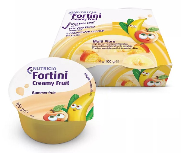 FORTINI CREAMY FRUIT MULTI FIBRE FRUTTI GIALLI 4X100 G - Farmacia Sant Anna SAS del Dott. Mariani Federigo