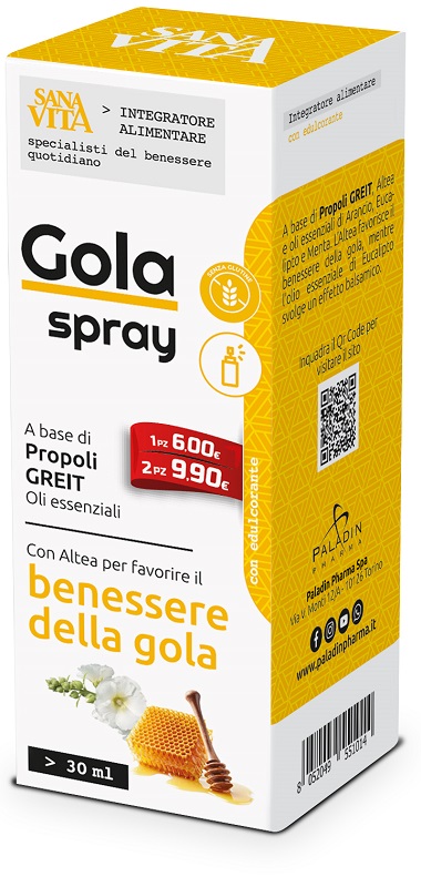 SANAVITA GOLA SPRAY 30 ML - Farmacia Sant Anna SAS del Dott. Mariani Federigo