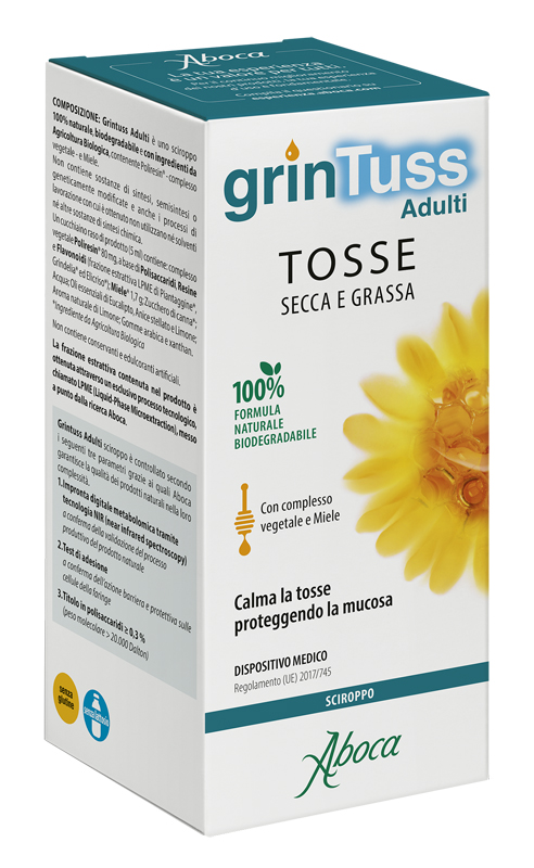 GRINTUSS ADULTI SCIROPPO 180 G - Farmacia Sant Anna SAS del Dott. Mariani Federigo