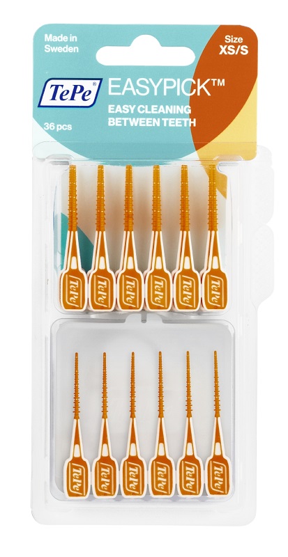 TEPE SCOVOLINI EASYPICK EXTRASMALL/SMALL ARANCIONE 36 PEZZI - Farmacia Sant Anna SAS del Dott. Mariani Federigo