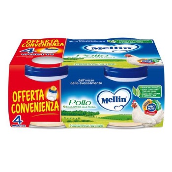 MELLIN OMOGENEIZZATO POLLO 4X80 G - Farmacia Sant Anna SAS del Dott. Mariani Federigo